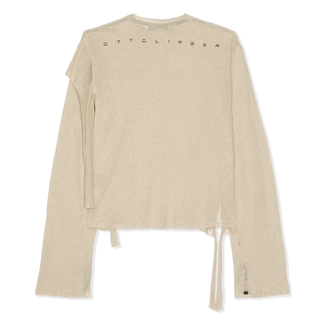 Ottolinger Beige Deconstructed Sweater
