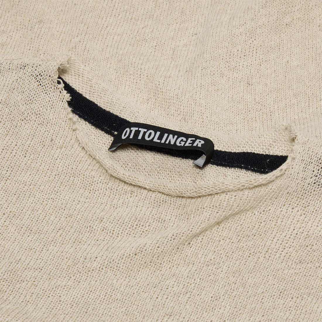 Ottolinger Beige Deconstructed Sweater
