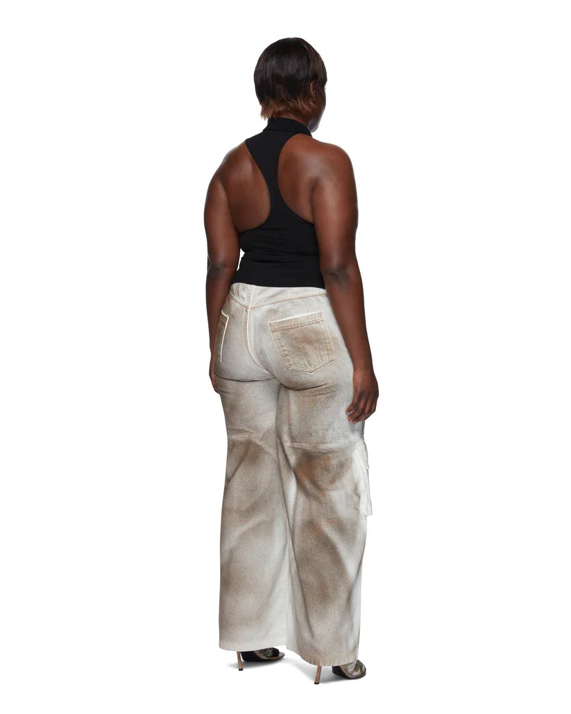 Double D Jeans White