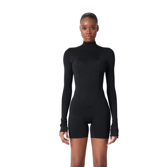 Cat Call Padded Playsuit