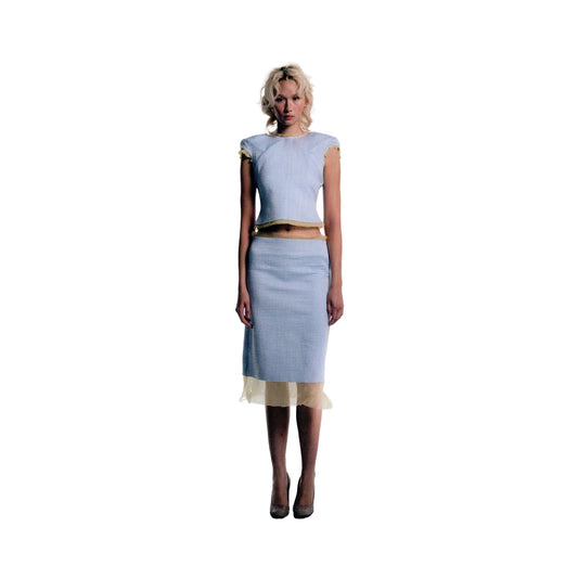 Quilted Cap Sleeve Top