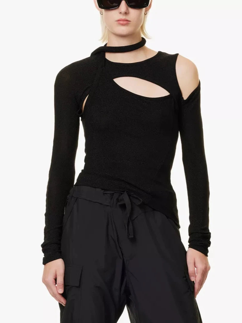 Layered Cut out Longsleeve