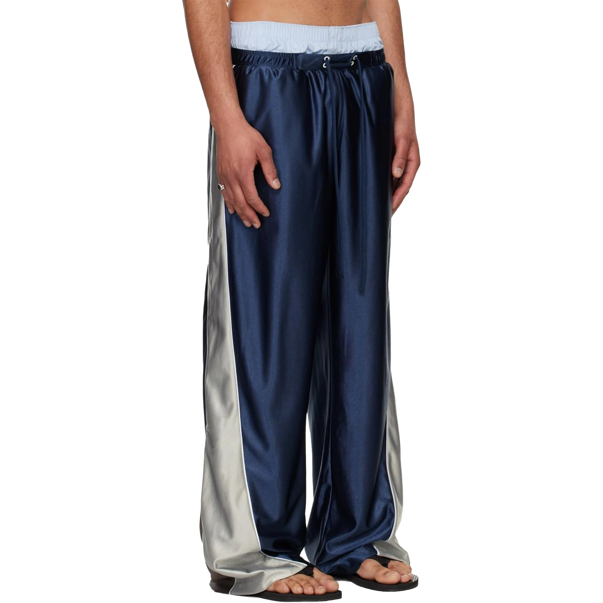 Track Pant in Satin Tricot
