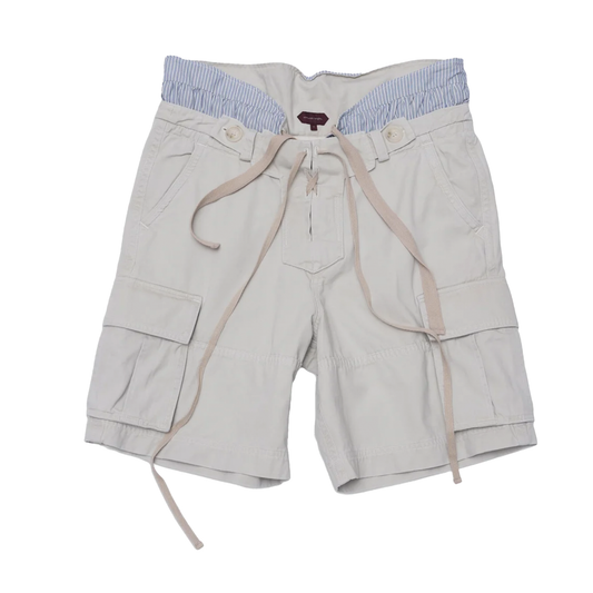 Cargo Short in Twill + Poplin