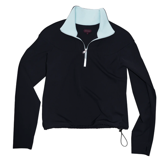 Padded Quarter-Zip Pullover
