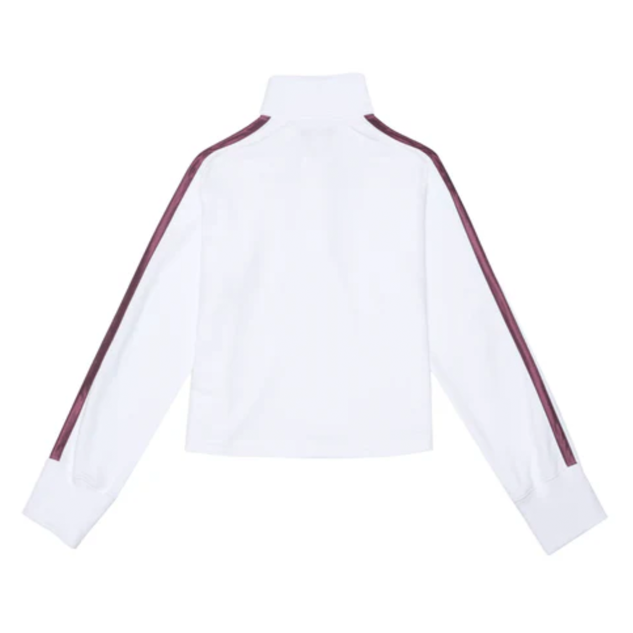 Pullover Sweatshirt with Satin Tricot Trim