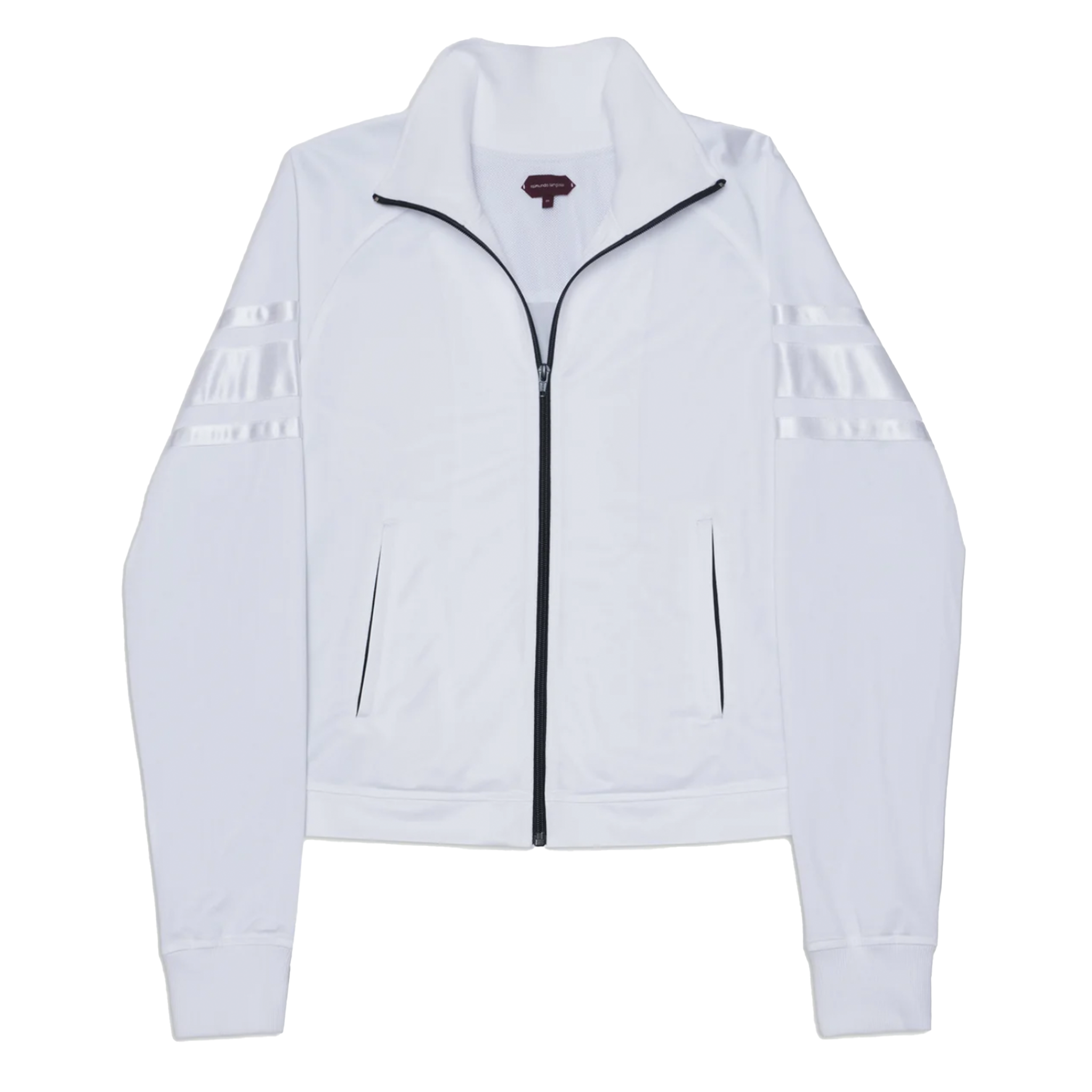 Track Jacket in Satin Tricot