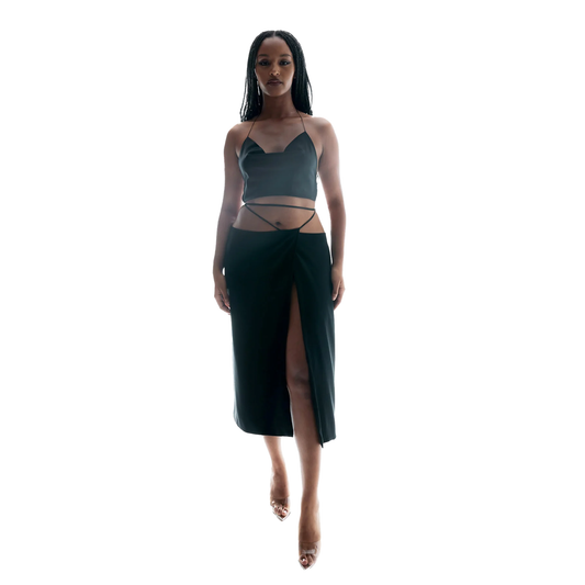 Ribbon Wrap Skirt