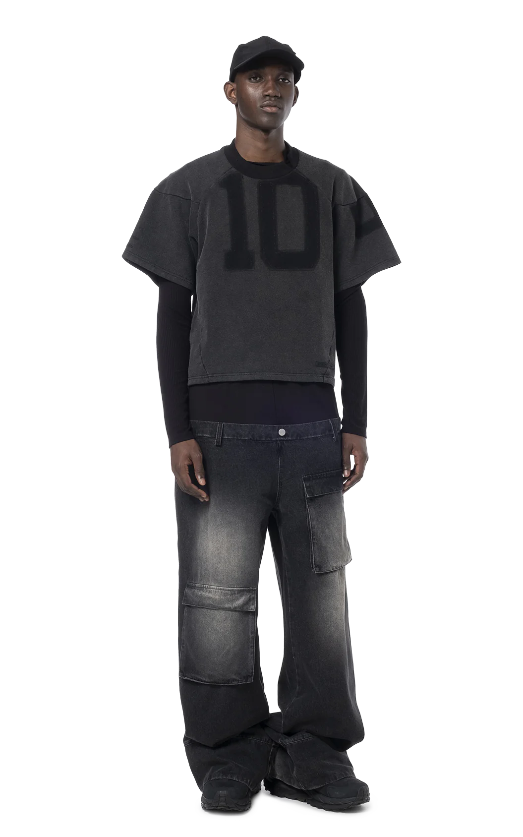 Black Washed Jersey