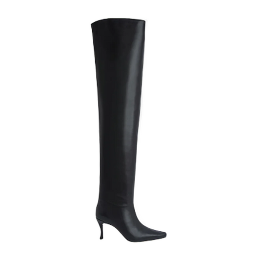 Stevie 99 Black Smooth Calf Leather