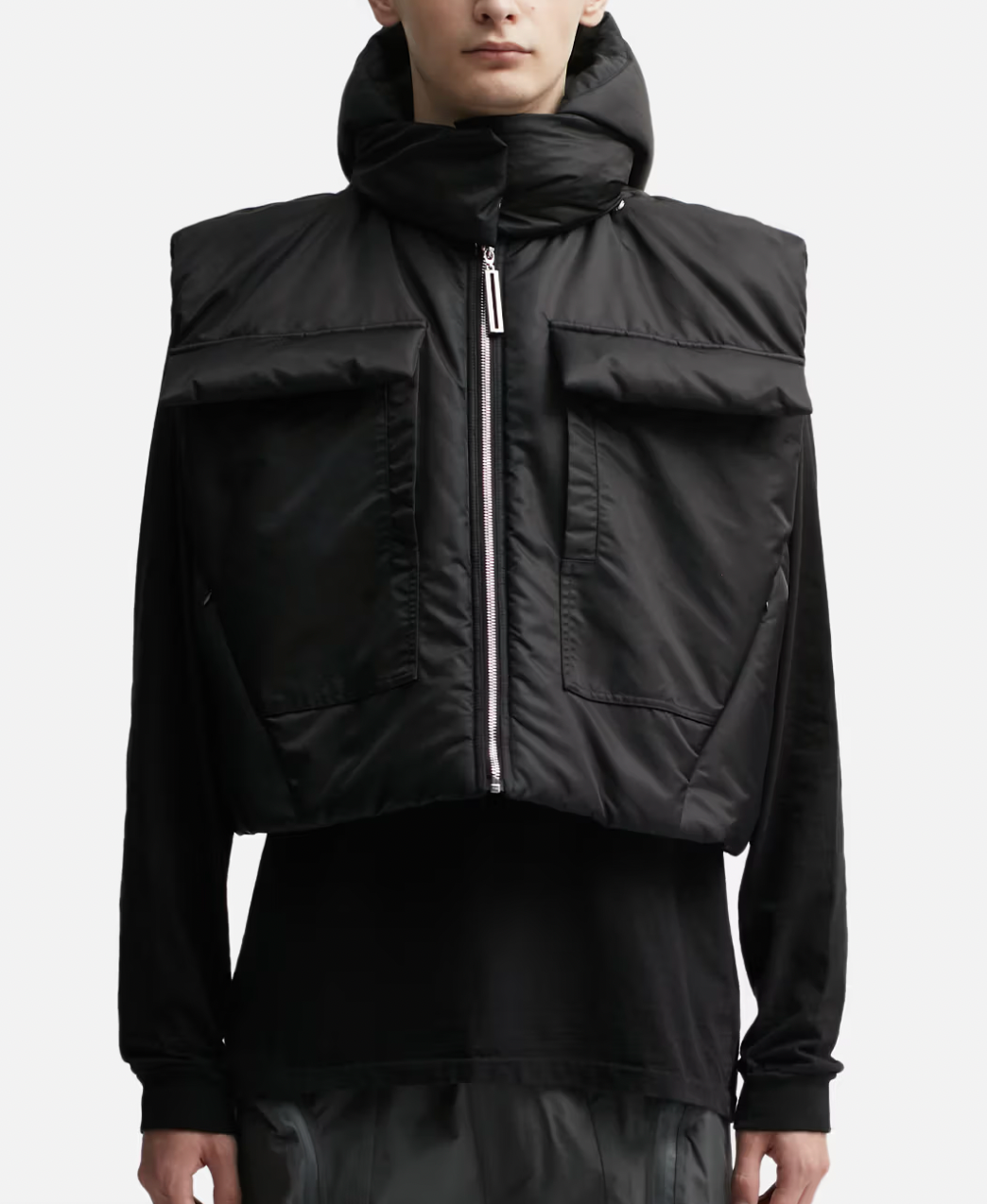 010 Black Cargo Vest