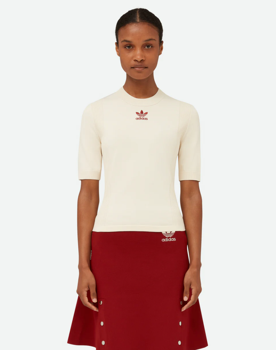 adidas Originals by Wales Bonner Short Sleeve Knit T Shirt