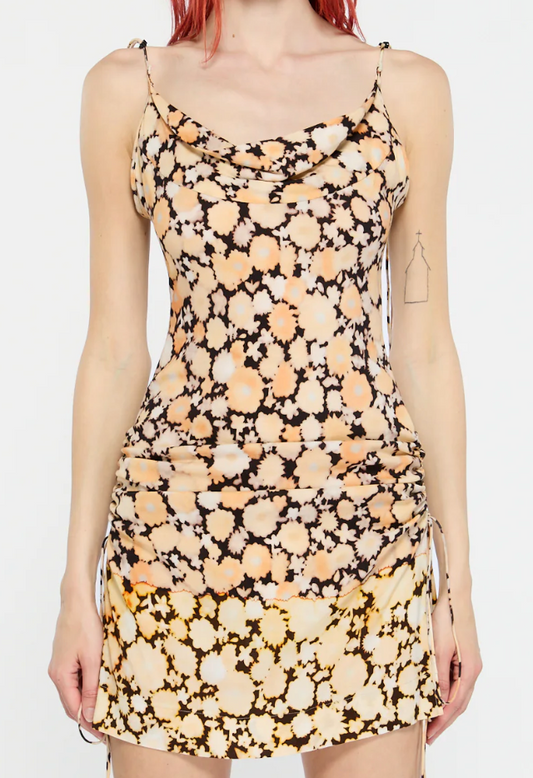 Coil Dress Hazy Floral