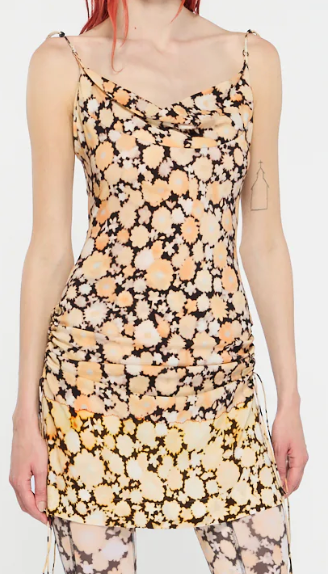 Coil Dress Hazy Floral