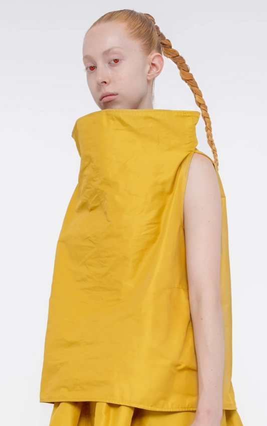 Sleeveless Boatneck Top