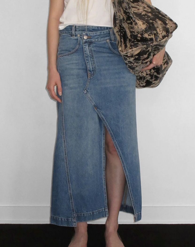 Shift Denim Skirt
