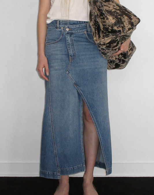 Shift Denim Skirt