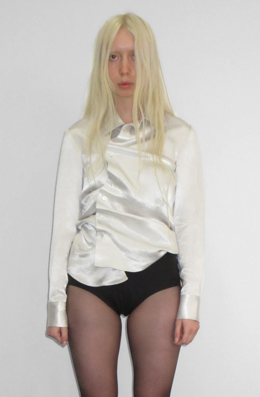 Twisted Satin Shirt