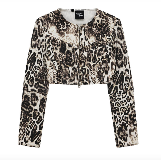 Cropped Jacket Cheetah
