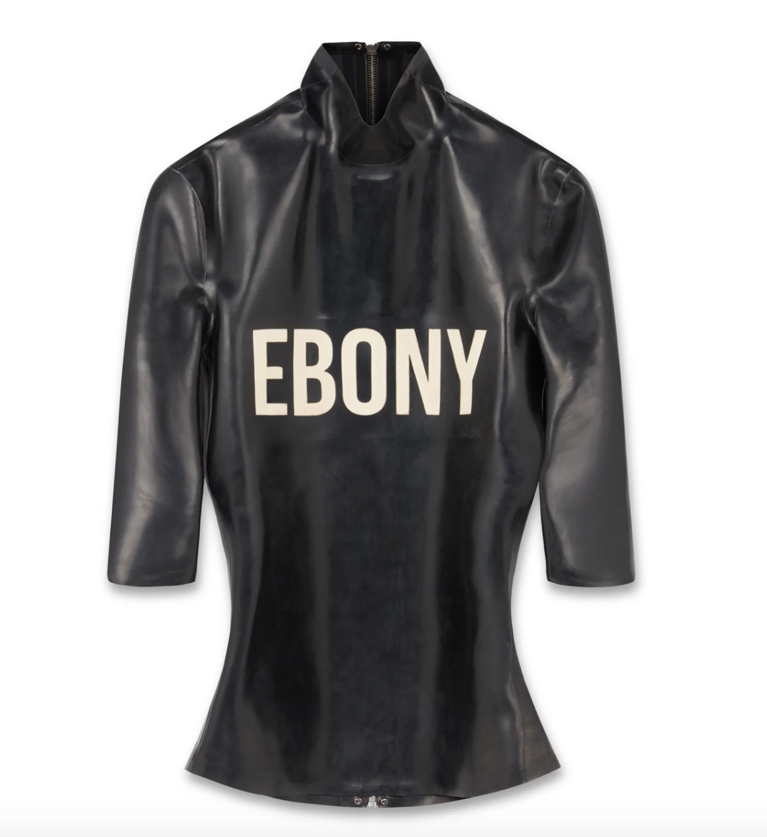 Latex Tee Ebony