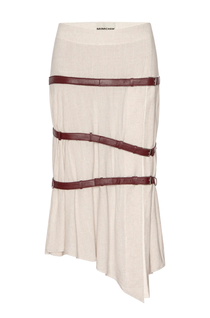 Triple Belt Skirt