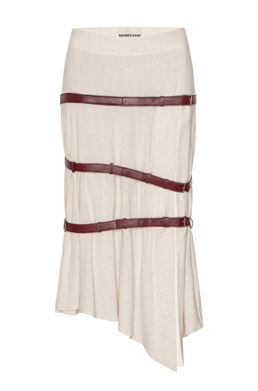 Triple Belt Skirt