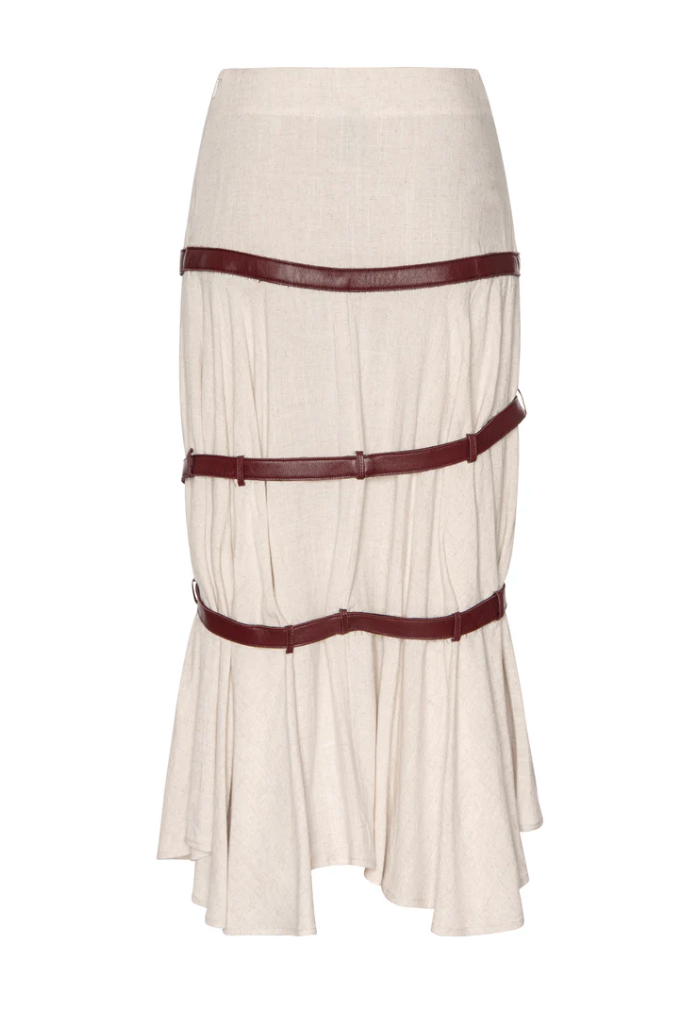 Triple Belt Skirt