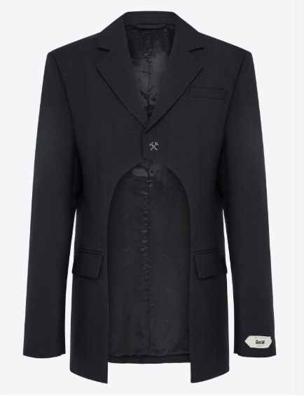 Rilan Suit Jacket with Cut Out