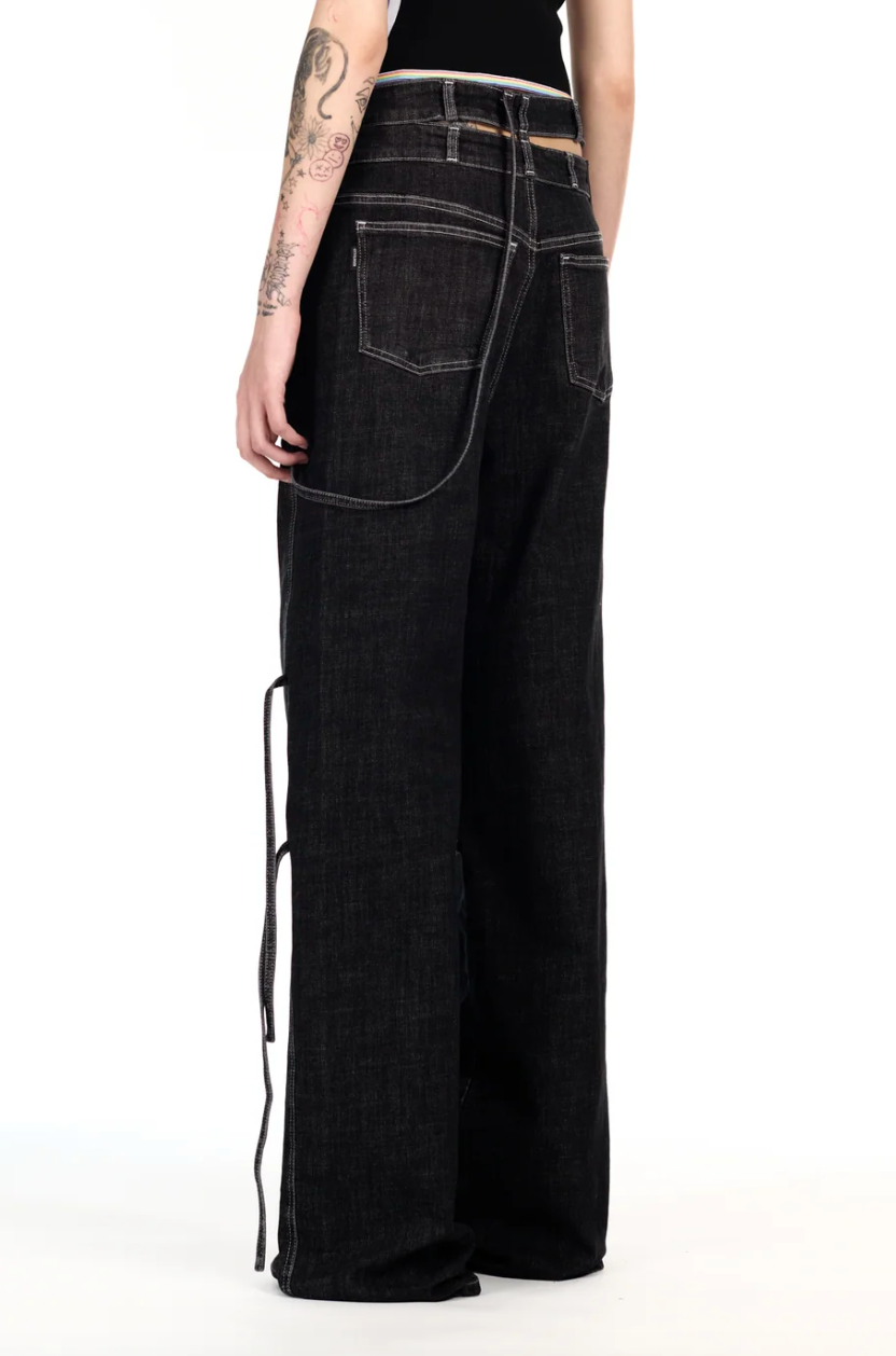 Strappy Signature Wrap Jeans