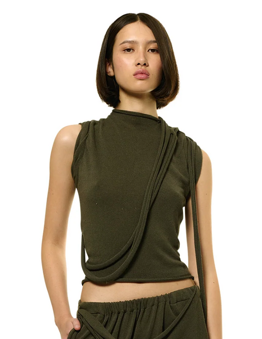 Deconstructed Linen Top