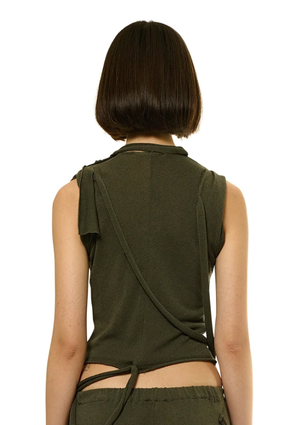 Deconstructed Linen Top