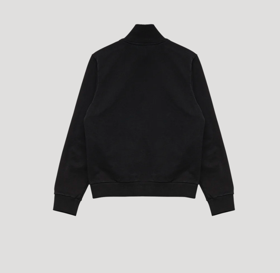 Black Shrunken Track Jacket