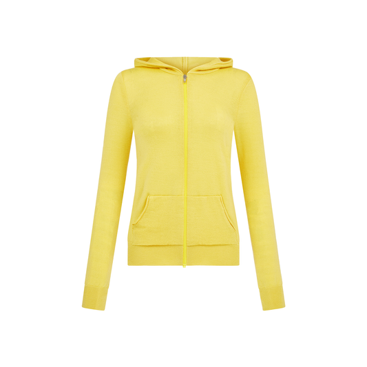 Knit Zip Up Hoodie