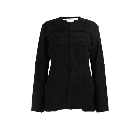 Black Long Line Jacket