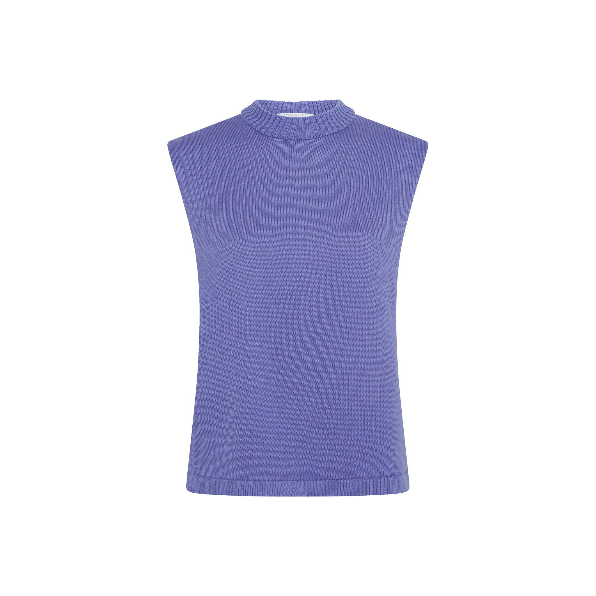 Knit Crew Neck Bib