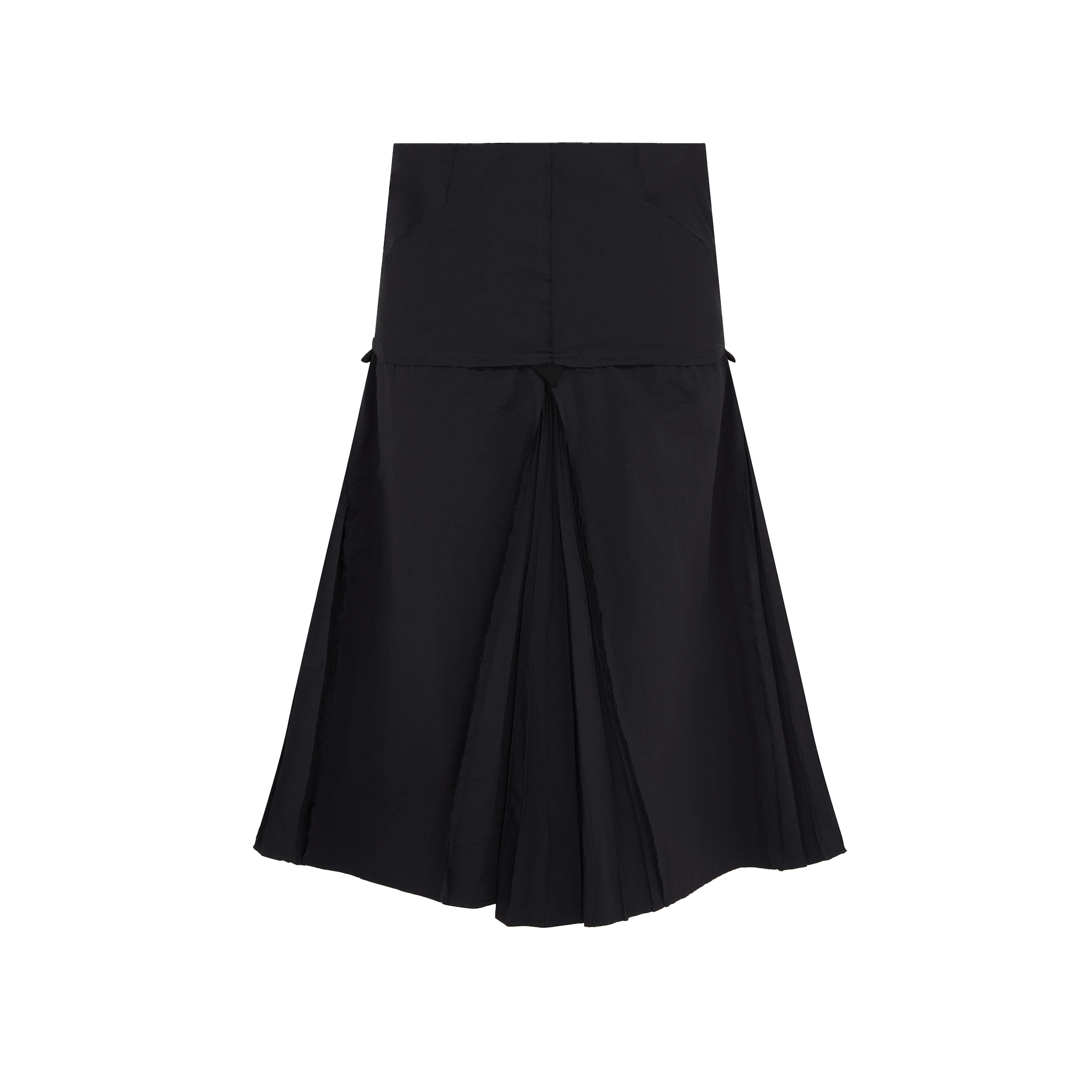 Pleated Midi Skirt