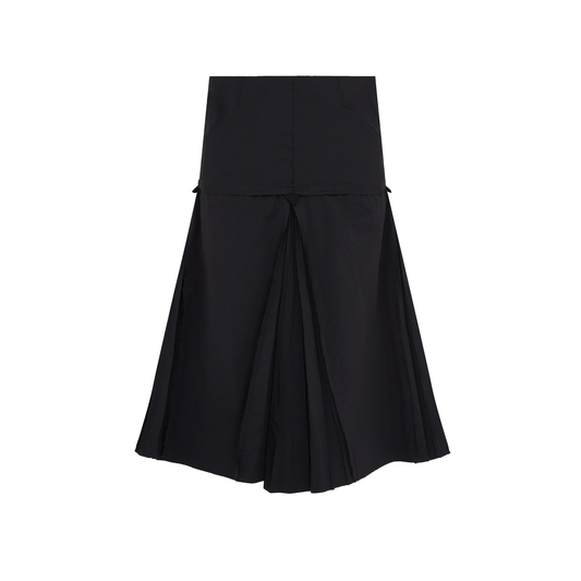 Pleated Midi Skirt