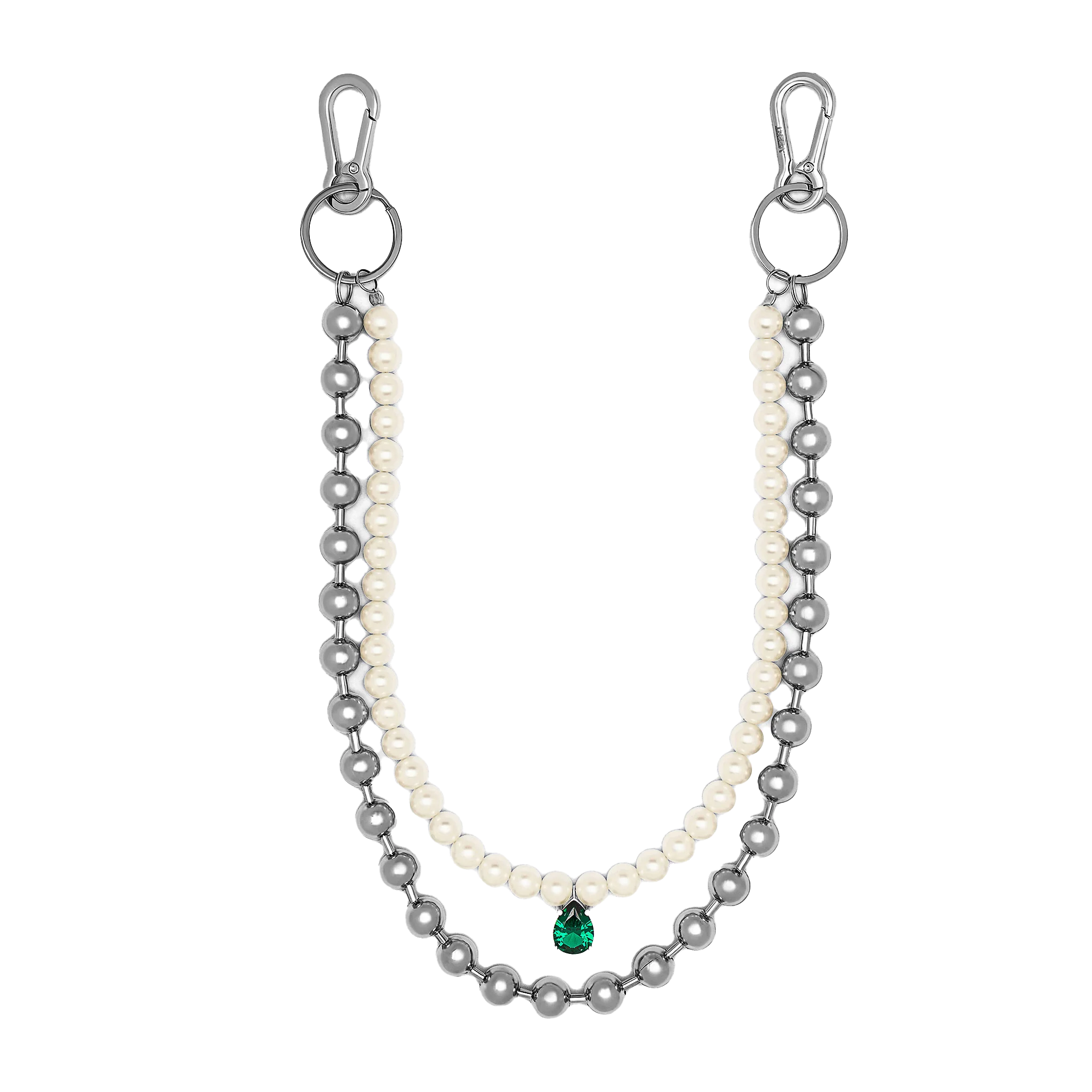 The Ball Pearl Key Chain / Wallet Chain