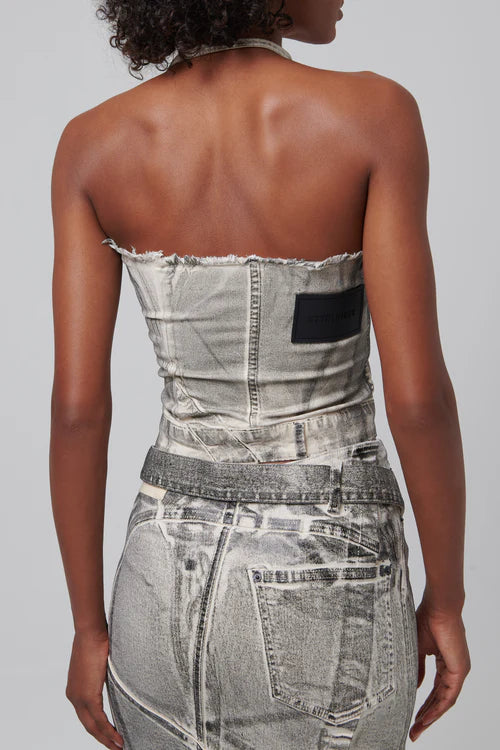 Denim Tube Top