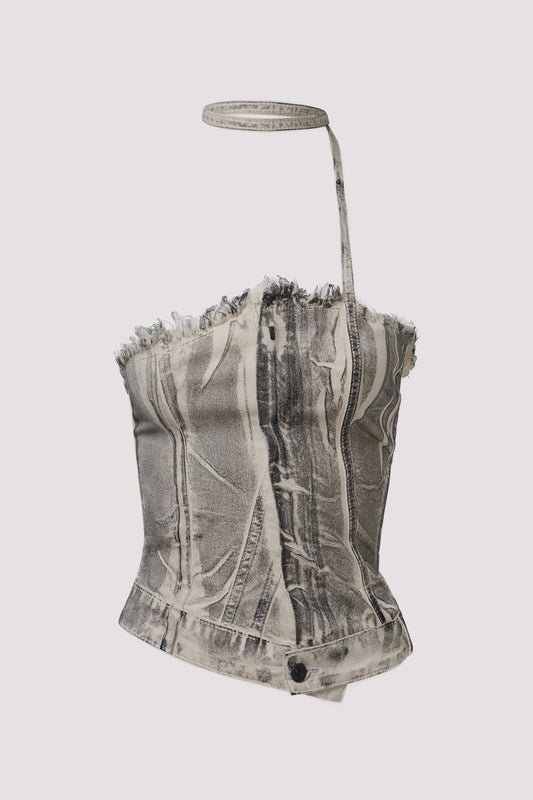 Denim Tube Top