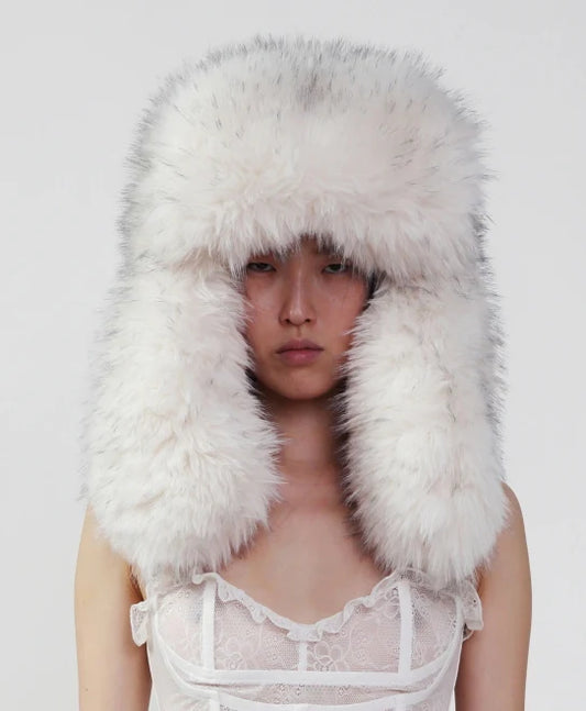 Oversized Faux Fur Trapper Hat