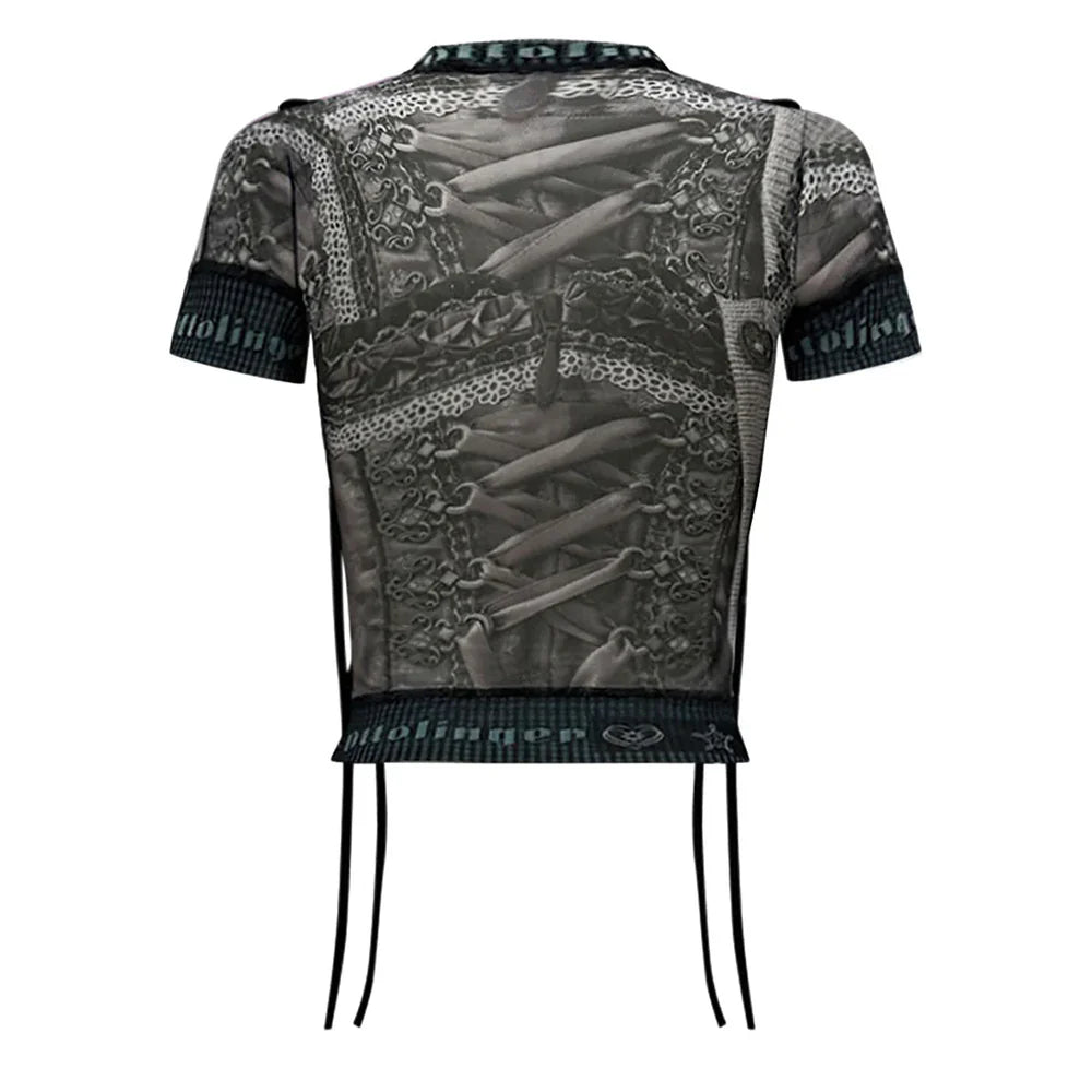 aespa X OTTOLINGER Mesh T-Shirt