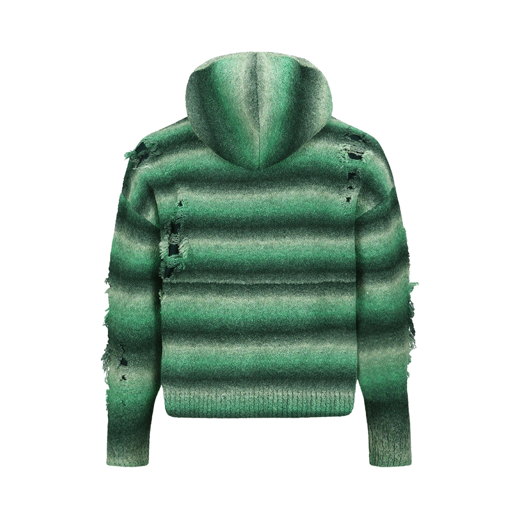 Unisex Gradient Distressed Hoodie