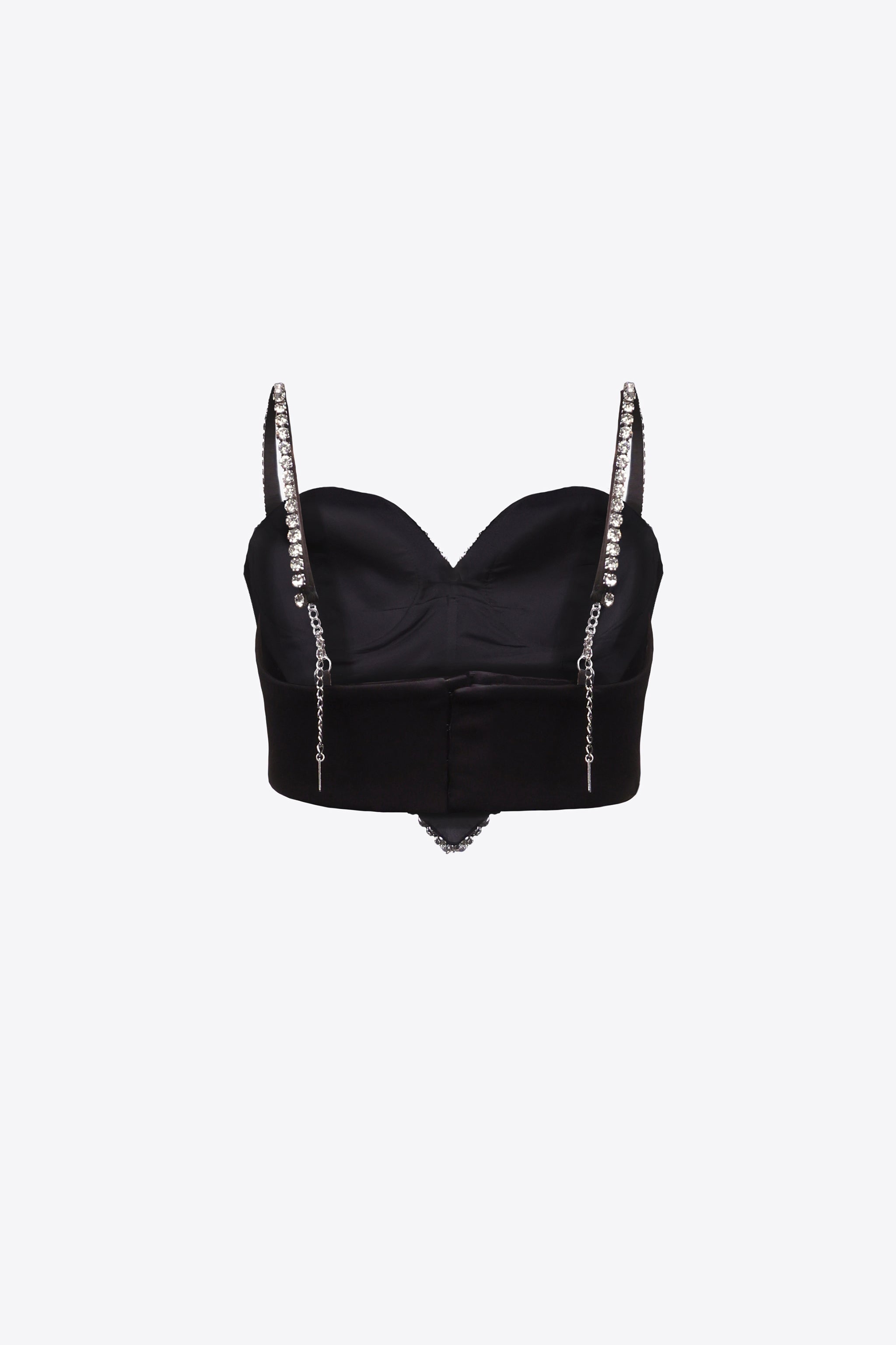 Crystal Trim Heart Top