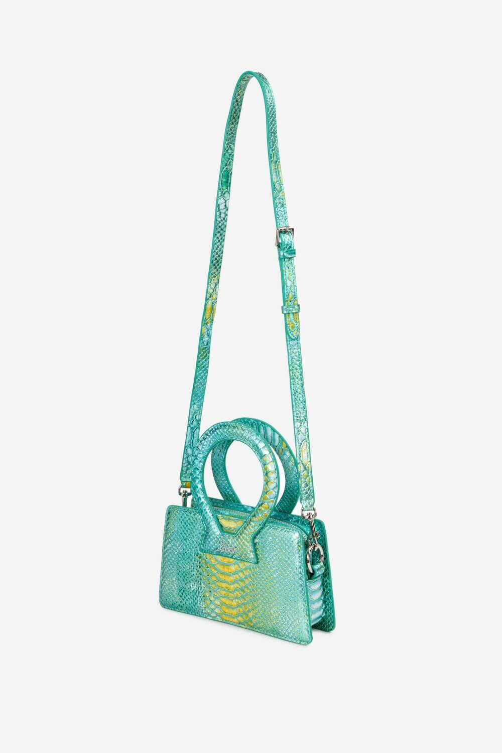 Ana bag - Snakeskin green