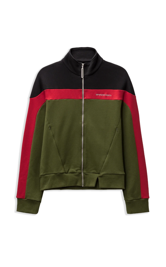 Black & Green Track Jacket