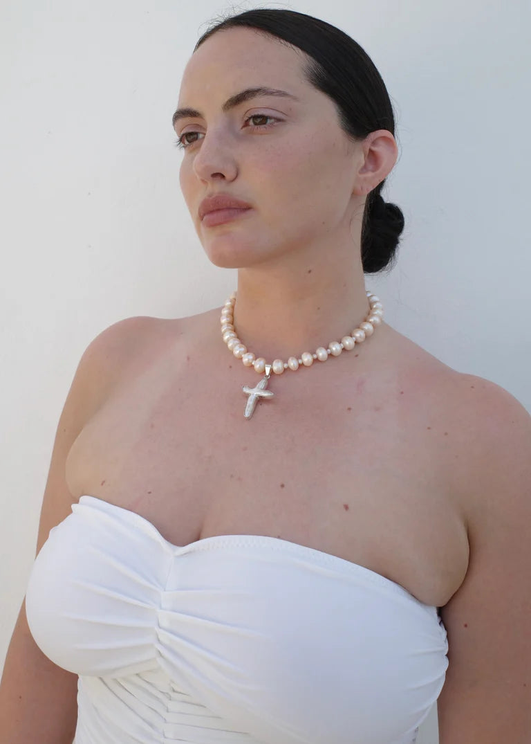 Pink Bruce Necklace