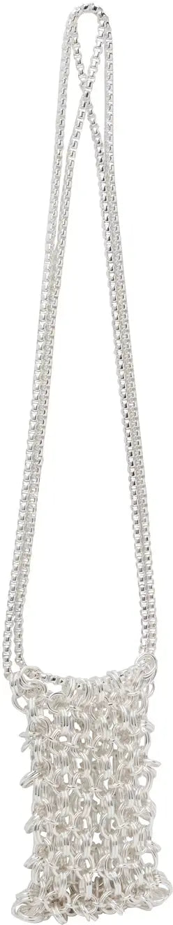 Silver Chainmail Bag