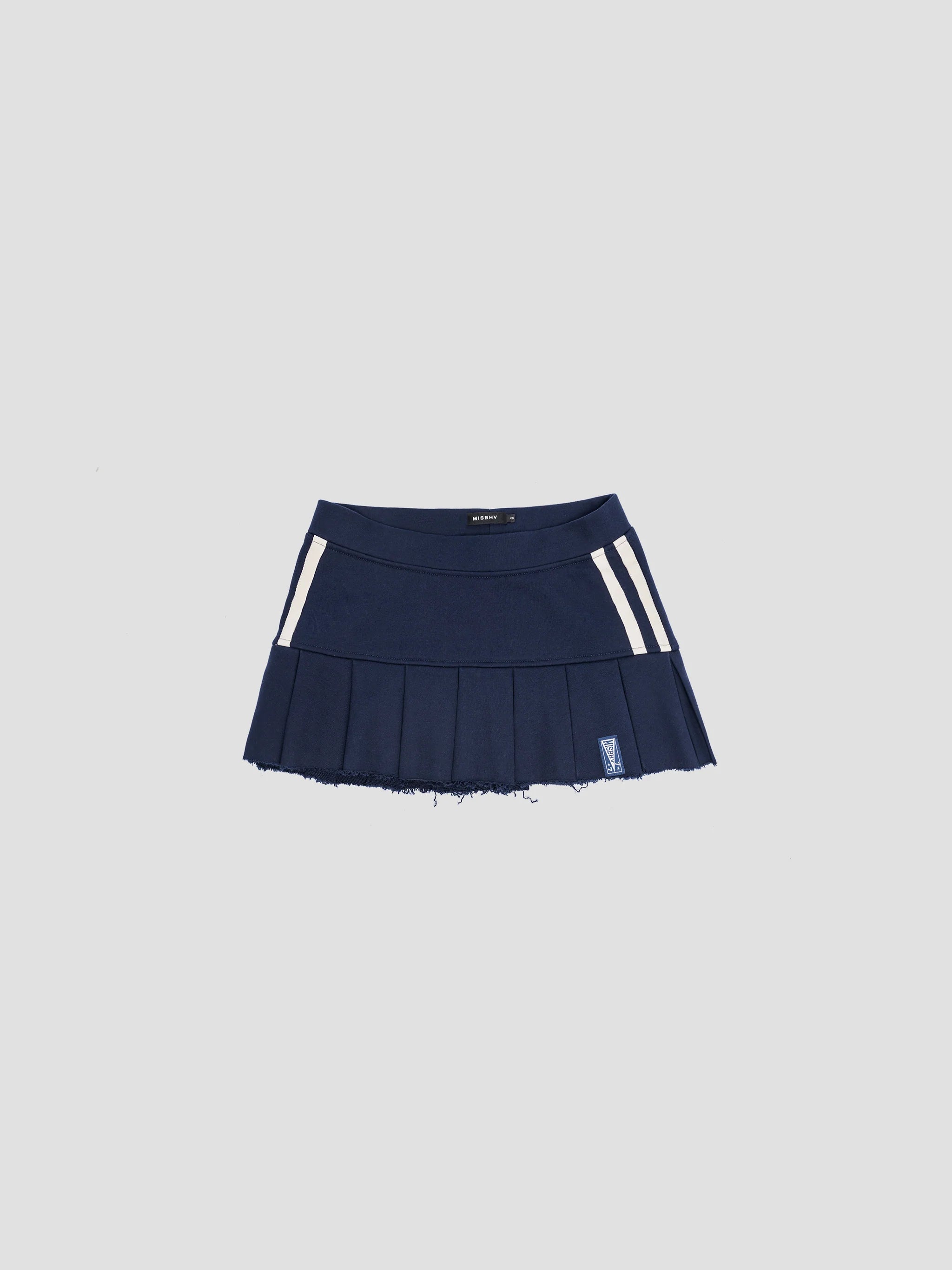 Varsity Pleated Mini Skirt