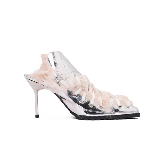 Rose Lace Heels